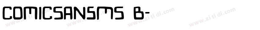 comicSansMS B字体转换